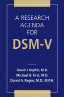 Cover of A Research Agenda For DSM V