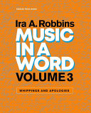 Cover of Music in a Word Volume 3