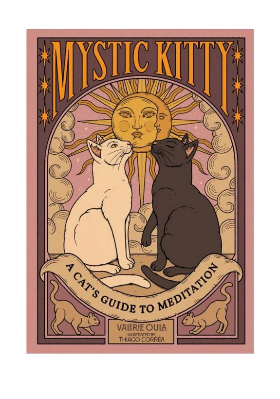 Cover of Mystic Kitty: A Cat's Guide to Meditation