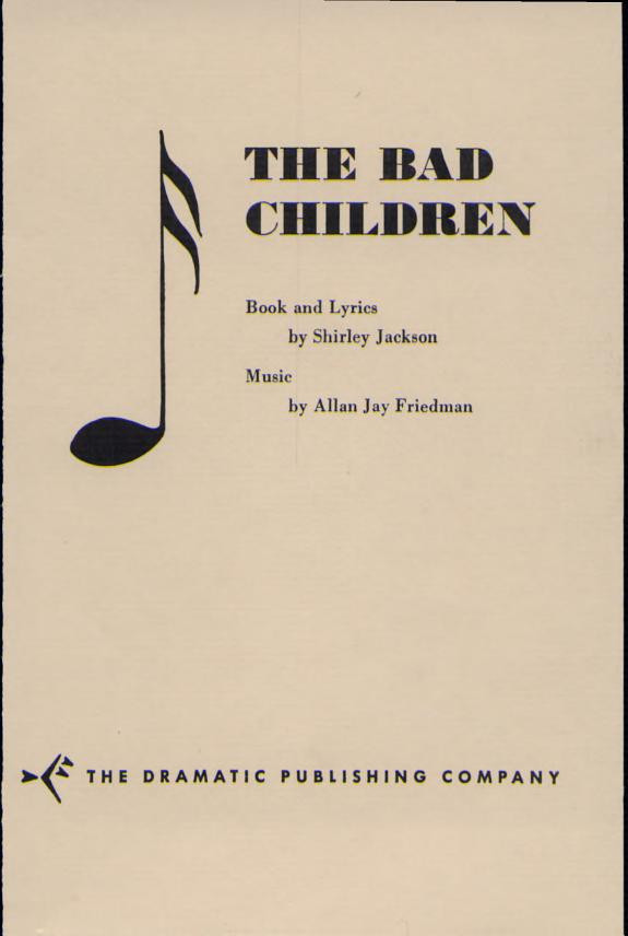 Cover of The Bad Children