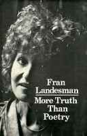 Cover of More Truth Than Poetry