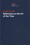 Cover of Reflections on the Art of Our Time