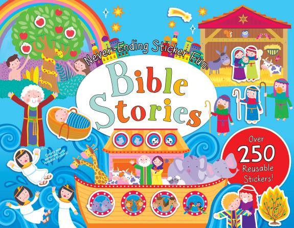 Cover of Never-Ending Sticker Fun: Bible Stories