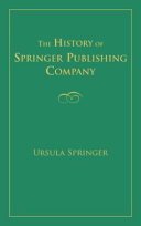 Cover of The History of Springer Publishing Company