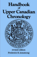 Cover of Handbook of Upper Canadian Chronology