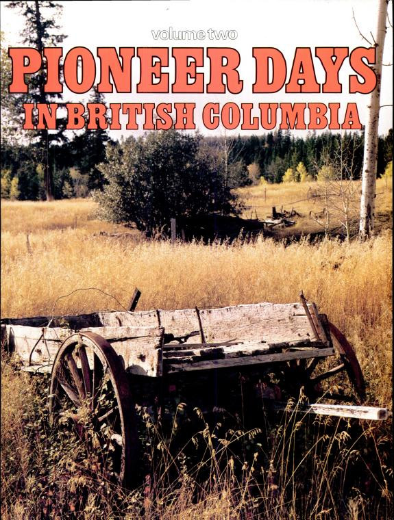 Cover of Pioneer Days in British Columbia