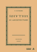 Cover of Rhythm in Architecture