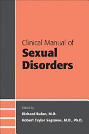 Cover of Clinical Manual of Sexual Disorders