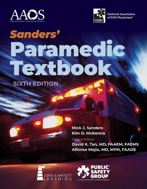 Cover of Sanders' Paramedic Textbook