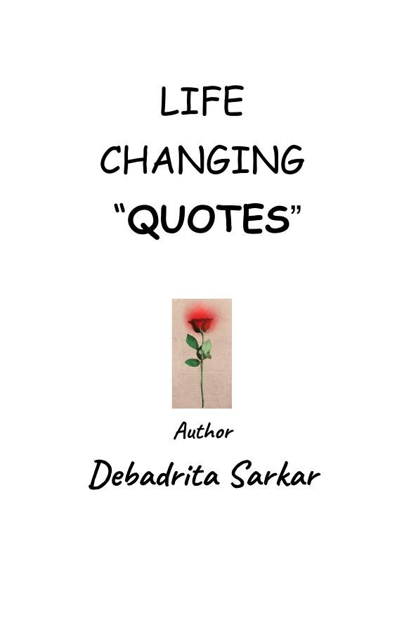 Cover of Life Changing "Quotes"