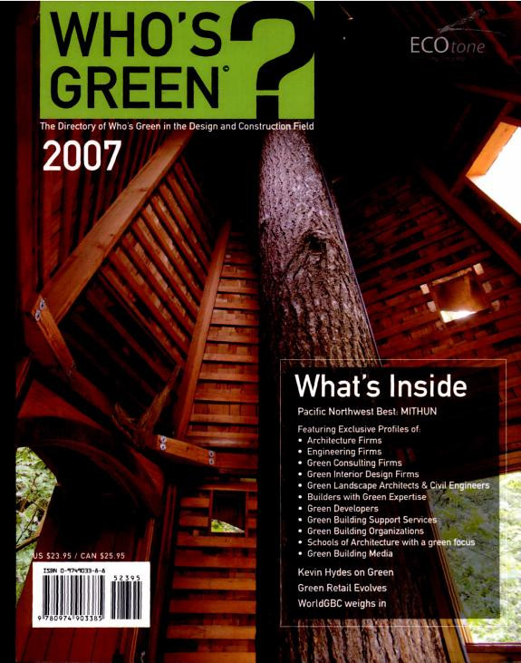 Cover of Who's Green 2007