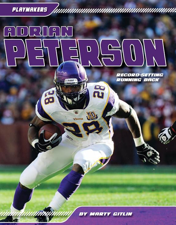 Cover of Adrian Peterson: Record-setting Running Back: Record-setting Running Back