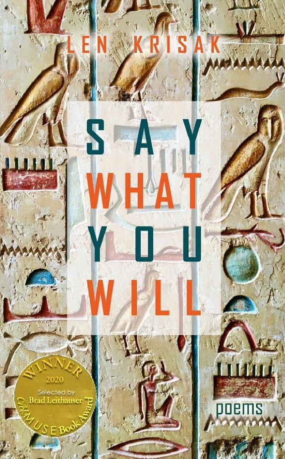 Cover of Say What You Will (Able Muse Book Award for Poetry)