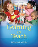 Cover of Learning to Teach