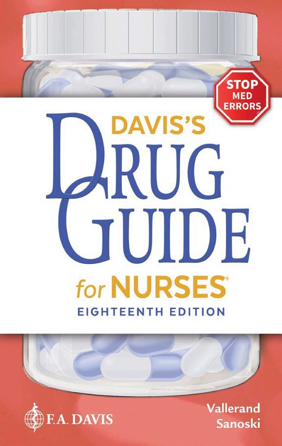 Cover of Davis's Drug Guide for Nurses