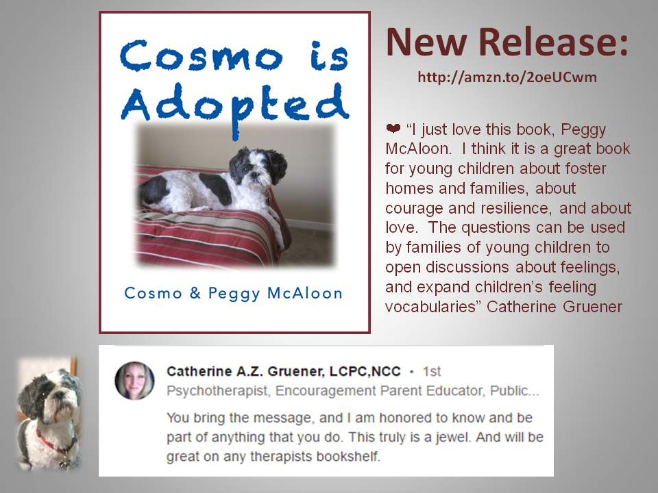 Cosmo Is Adopted - New Release Offers Hope | Peggy's Hope 4U