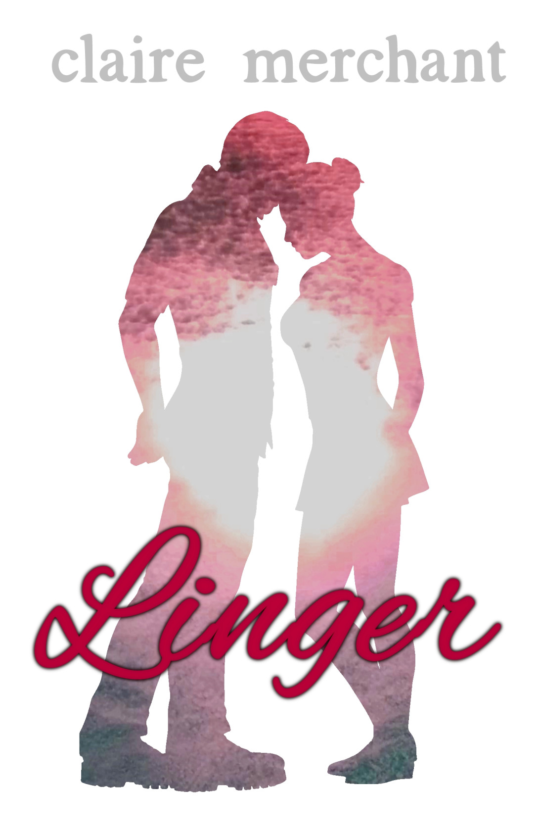 Book cover Linger couple silhouette sunset