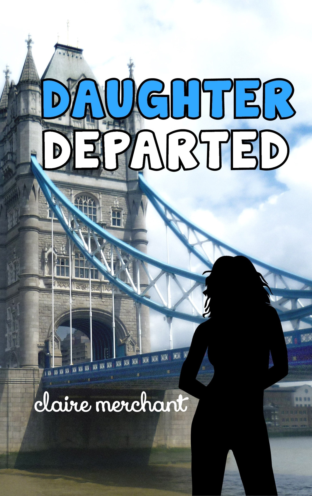Book cover DD tower bridge london silhouette