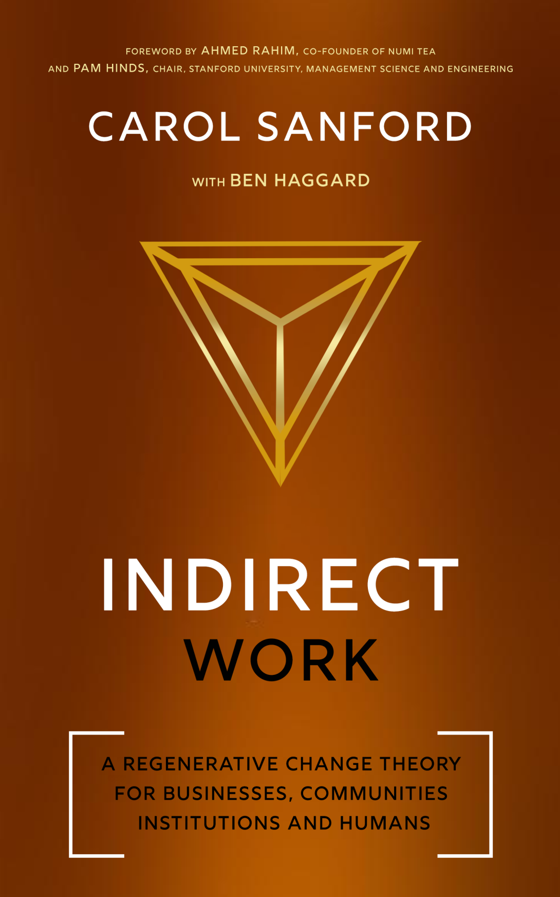 Bronze background with gold Dimensionalized Pyramid
