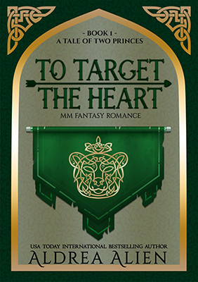 Cover of To Target the Heart with a gold celtic bear on a green battleflag.