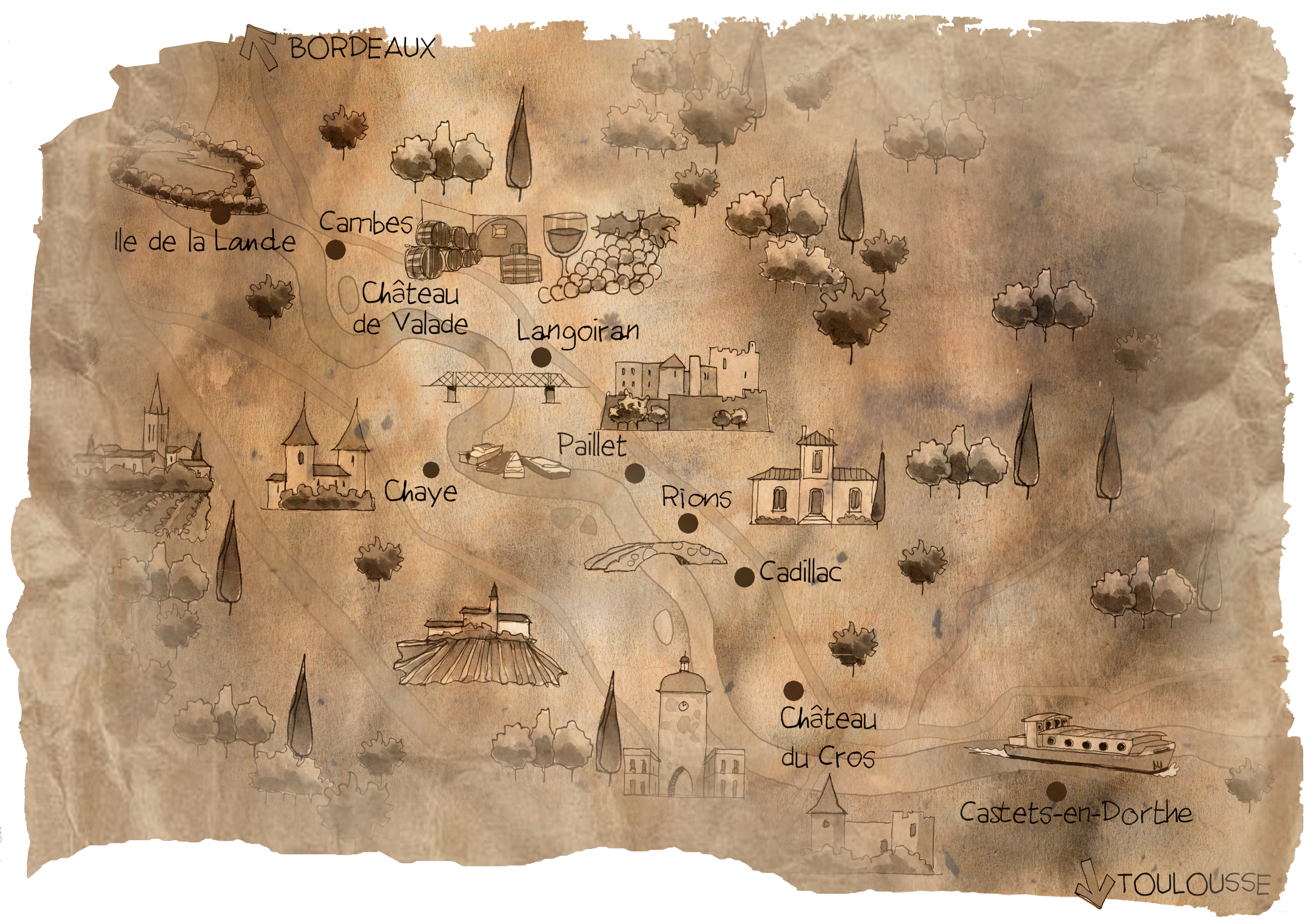 Bridge of Lies map