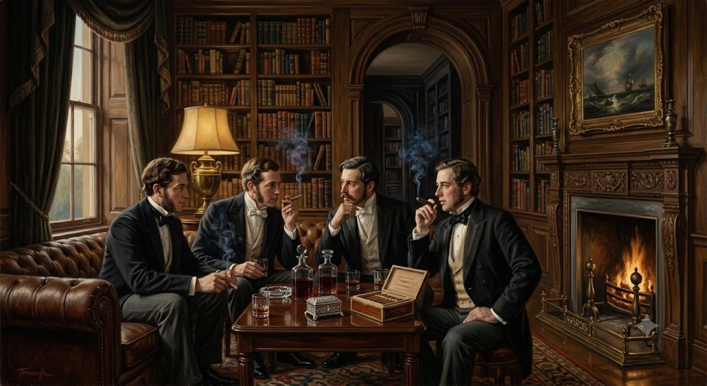 victorian men in their smoking rooms morganstar series