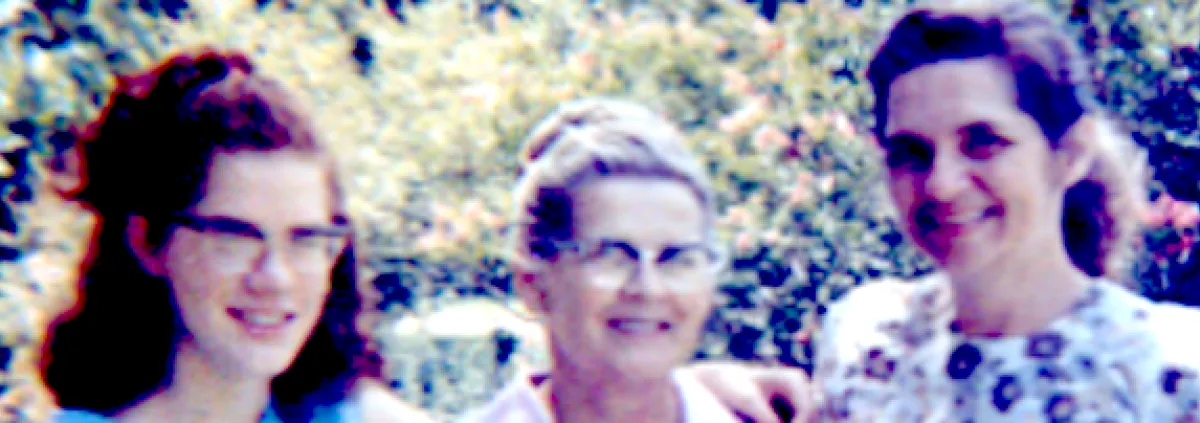 Me, Grandma, and Mom