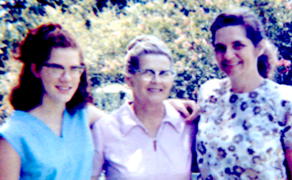 Me, Grandma, and Mom