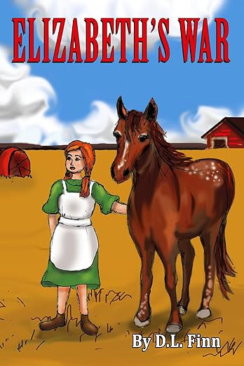 Young farm girl with horse